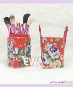 Estuche de Brochas x 12 rojo