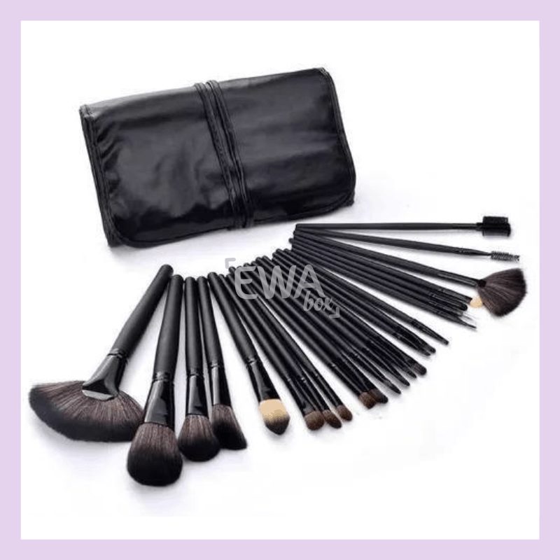 SET DE BROCHAS NEGRO 24 BROCHAS