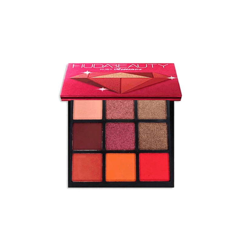 1 SOMBRAS HUDA BEAUTY OBSSESIONS RUBY EWABOX